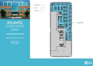45600 Woodland Rd, Sterling, VA à louer Plan d’étage– Image 2 sur 8