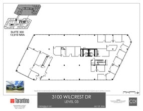 3000 Wilcrest Dr, Houston, TX à louer Plan de site– Image 1 sur 1