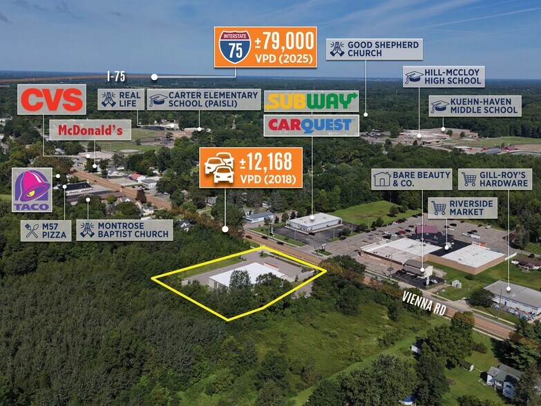 10245 W Vienna Rd, Montrose, MI à vendre - Photo de l’immeuble – Image 1 sur 22