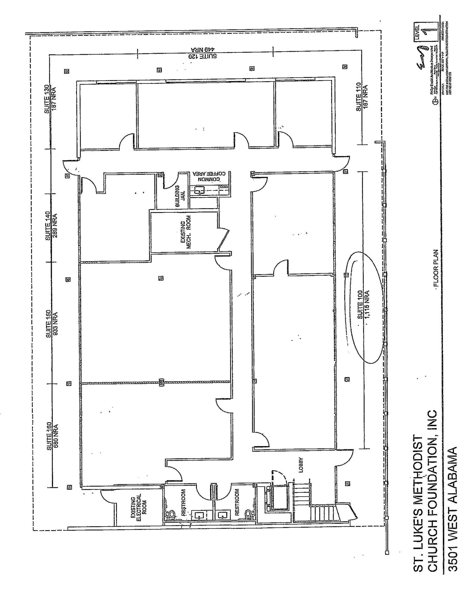 3501 W Alabama St, Houston, TX à louer Plan de site– Image 1 sur 2