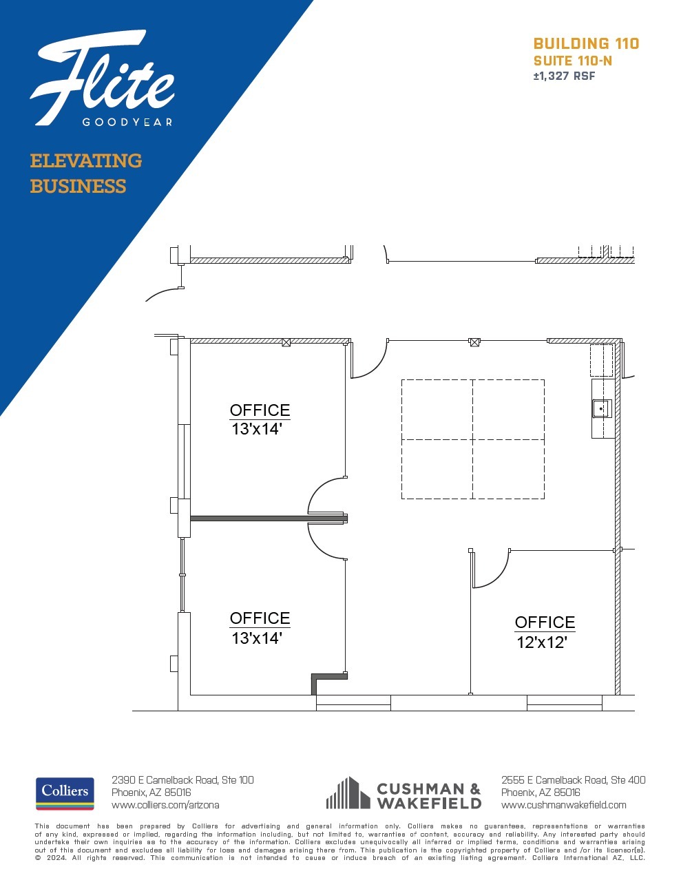 1300 S Litchfield Rd, Goodyear, AZ à louer Plan d’étage– Image 1 sur 1