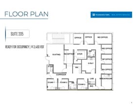 1707 W St Mary's Rd, Tucson, AZ à louer Plan d’étage– Image 2 sur 2