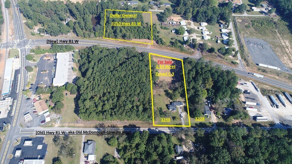 3248 Old McDonough Lovejoy Rd, Hampton, GA à vendre - Aérien – Image 1 sur 12