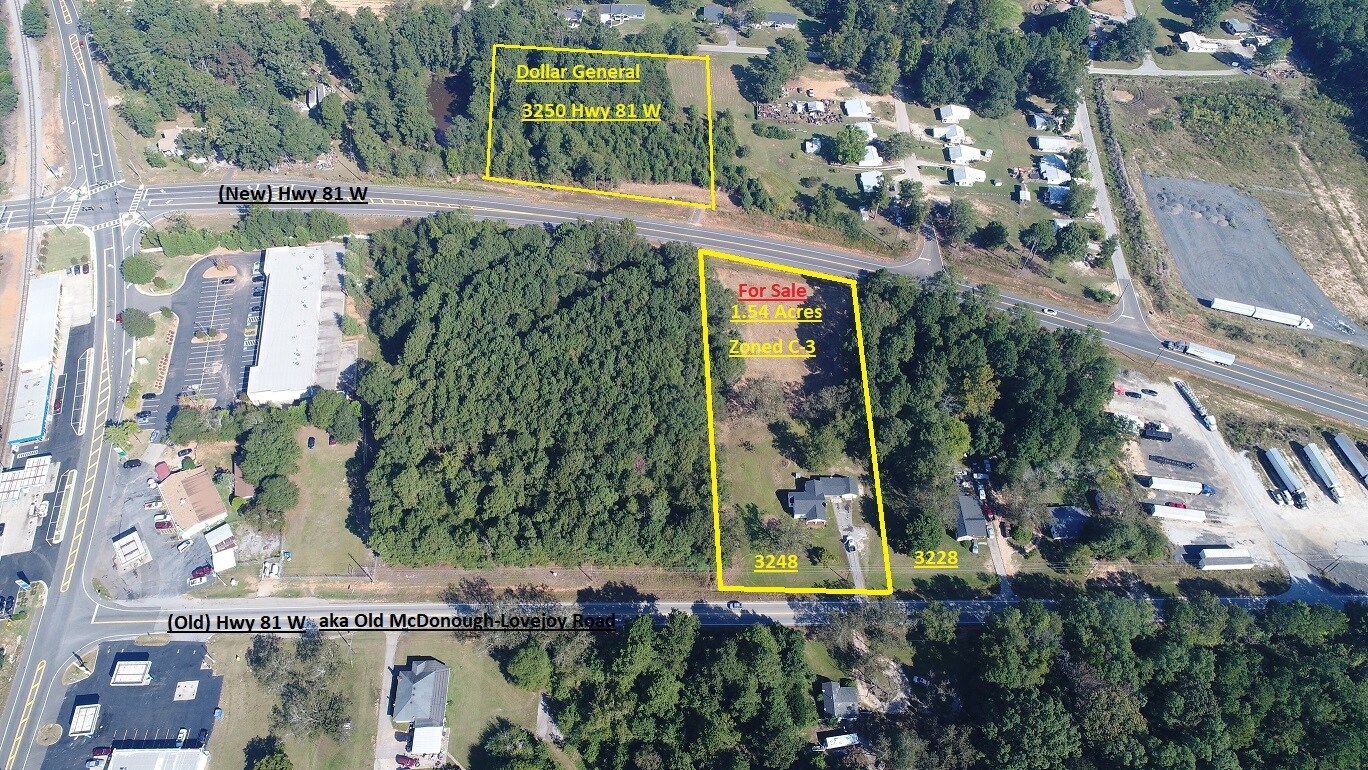 3248 Old McDonough Lovejoy Rd, Hampton, GA à vendre Aérien– Image 1 sur 13