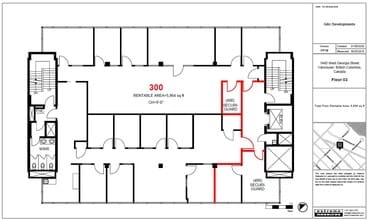 1445 W Georgia St, Vancouver, BC à louer Plan d’étage– Image 1 sur 1