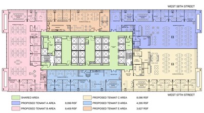 9 W 57th St, New York, NY à louer Plan d’étage– Image 1 sur 19