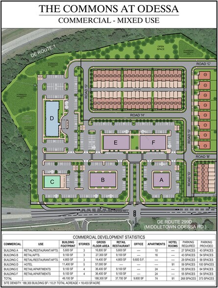 Rt 299 & Rt 1, Odessa, DE à vendre - Plan d’étage – Image 2 sur 3