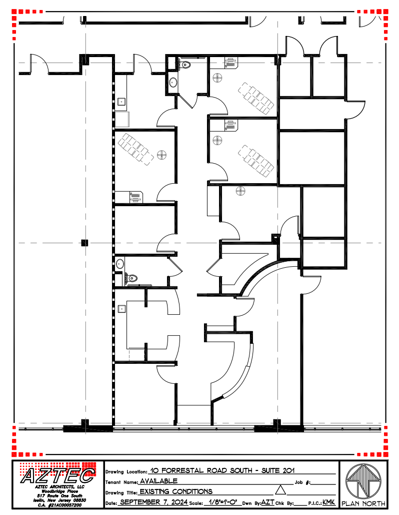 10 Forrestal Rd S, Princeton, NJ à louer Plan d’étage– Image 1 sur 1