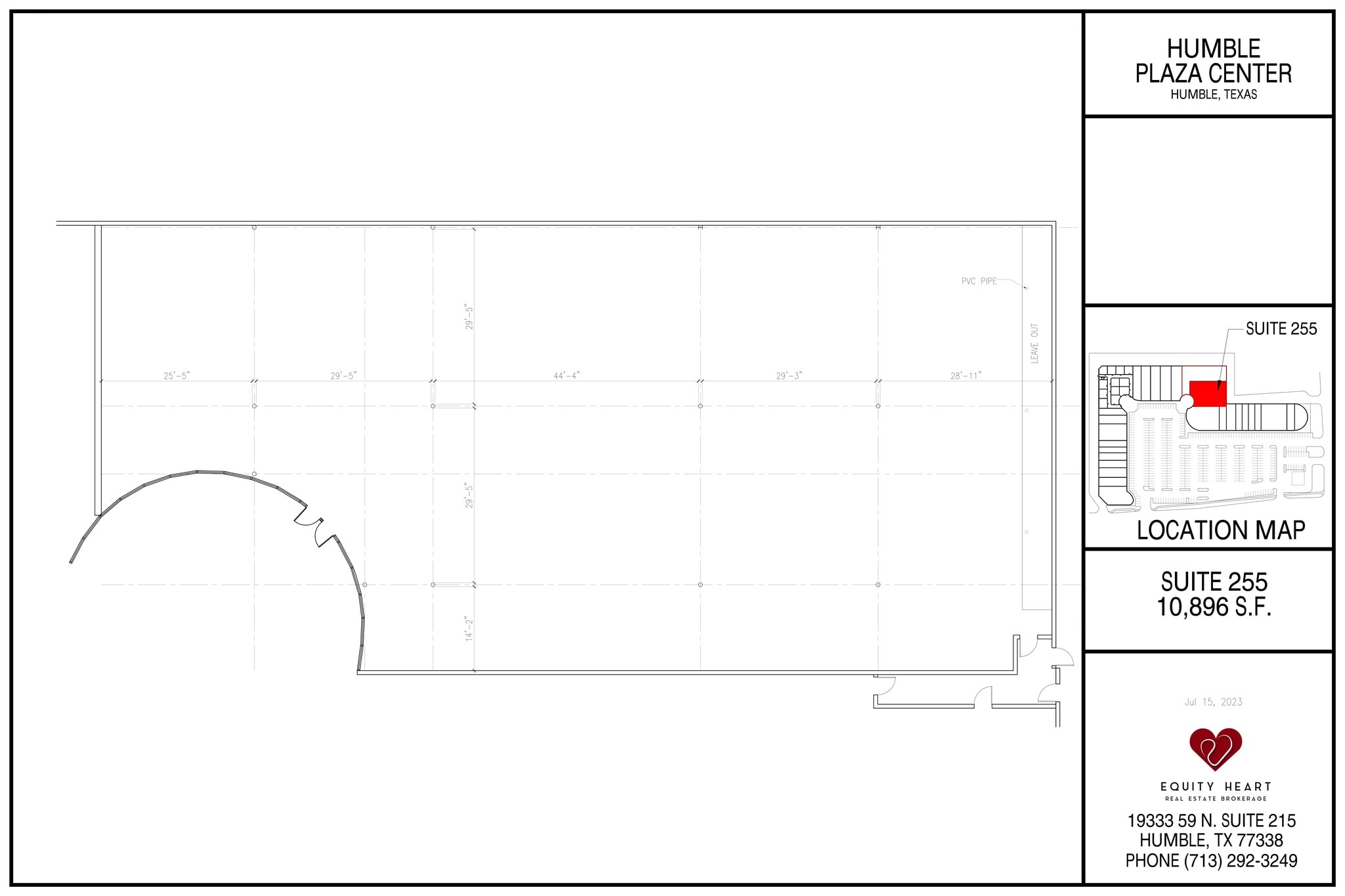 19333 N US 59 Hwy, Humble, TX à louer Plan de site– Image 1 sur 1