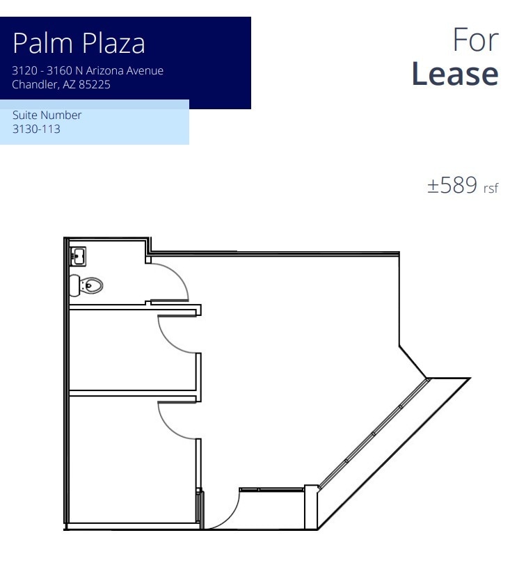 3150 N Arizona Ave, Chandler, AZ à louer Plan d’étage– Image 1 sur 1