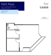3150 N Arizona Ave, Chandler, AZ à louer Plan d’étage– Image 1 sur 1
