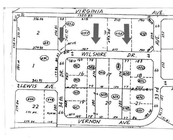 3334-3432 W Wilshire Dr, Phoenix, AZ à louer - Plan cadastral – Image 3 sur 18