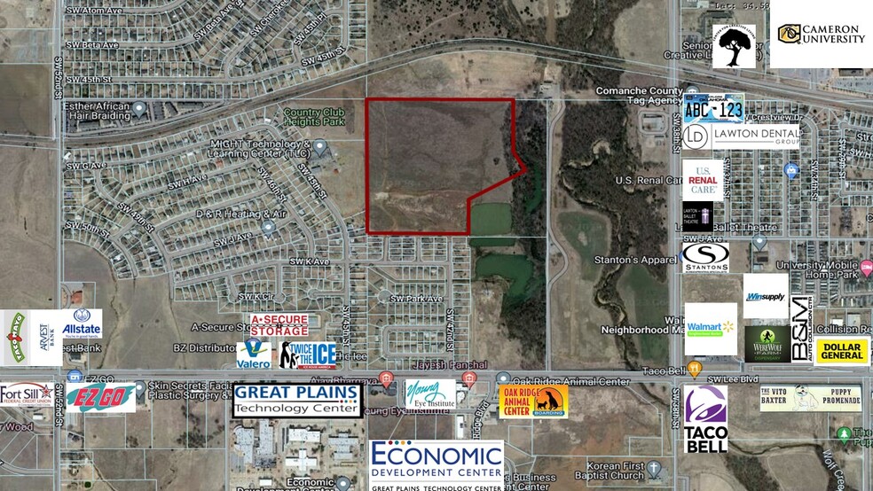 SW 42nd And K Ave, Lawton, OK à vendre - Aérien – Image 1 sur 2