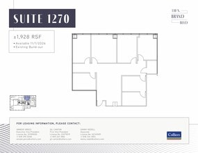 330 N brand Blvd, Glendale, CA à louer Plan d’étage– Image 1 sur 1