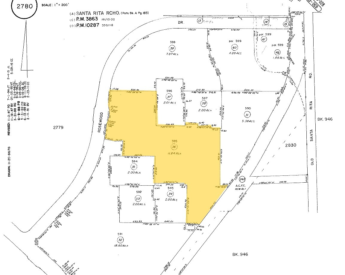 4430 Rosewood Dr, Pleasanton, CA à louer Plan cadastral– Image 1 sur 2