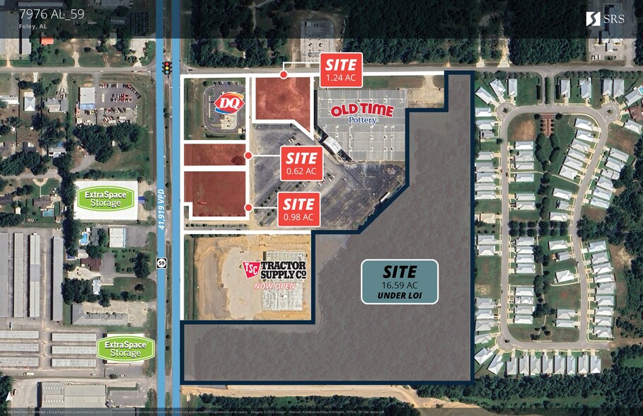 AL 59 Hwy, Foley, AL à vendre - Photo principale – Image 1 sur 3