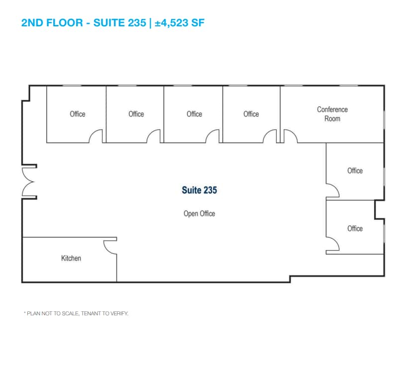 1950 E 17th St, Santa Ana, CA à louer Plan d’étage– Image 1 sur 1