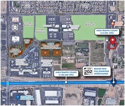 3421 S Lindsay Rd, Gilbert, AZ - Vue aérienne  vue de carte