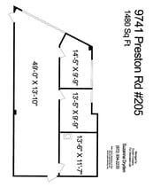 9741 Preston Rd, Frisco, TX à louer Plan d’étage– Image 1 sur 1