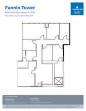 6624 Fannin St, Houston, TX à louer Plan d’étage– Image 1 sur 1