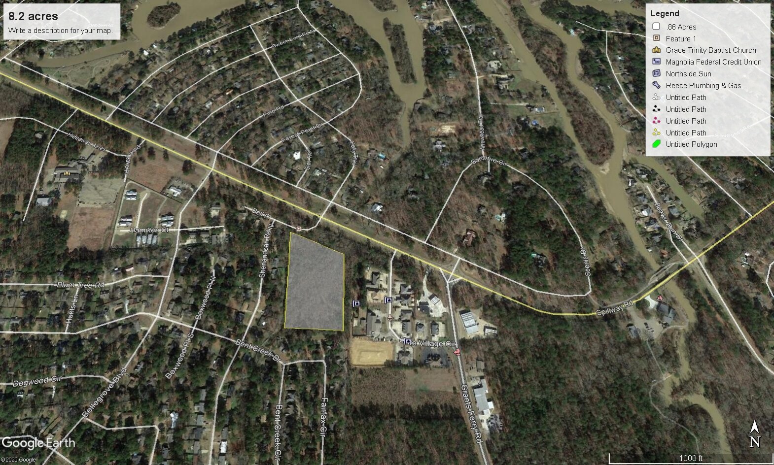 Off, Brandon, MS à vendre Plan de site– Image 1 sur 2