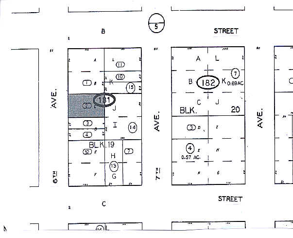 1139-1143 6th Ave, San Diego, CA à louer - Plan cadastral – Image 2 sur 8