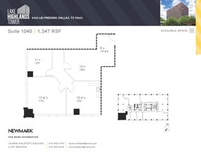 9330 Lyndon B Johnson Fwy, Dallas, TX à vendre Plan d’étage– Image 1 sur 1