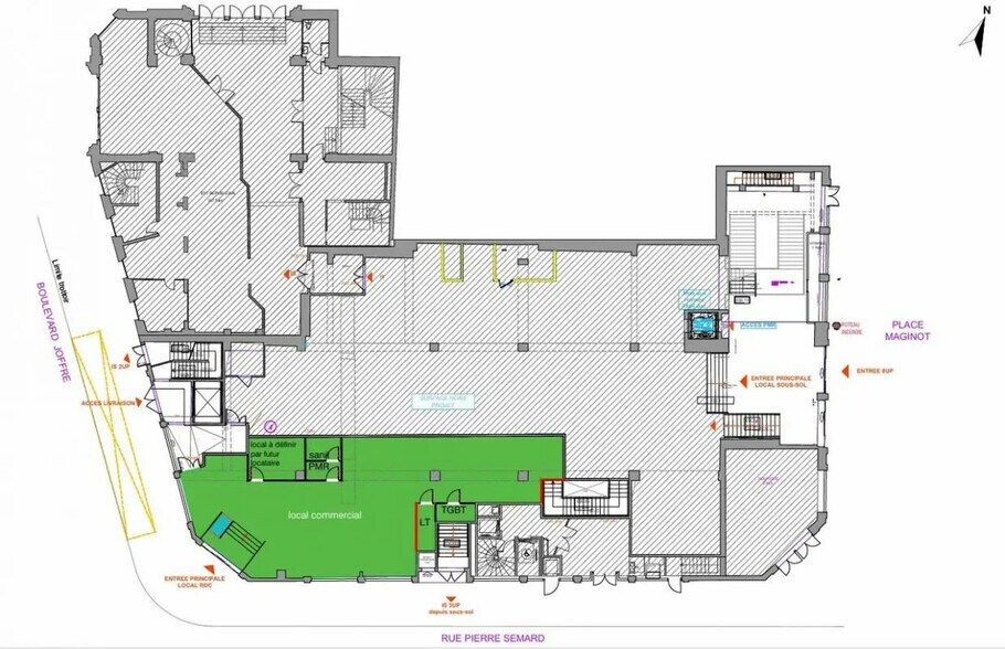 Local commercial dans Nancy à louer - Plan d’étage – Image 3 sur 3