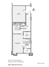 934 6 Av SW, Calgary, AB à louer Plan d’étage– Image 1 sur 1