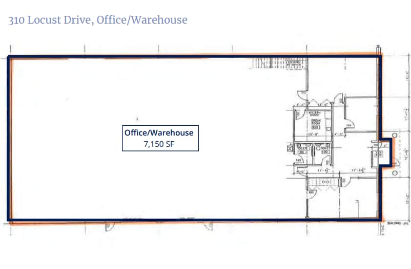 310-316 Locust Dr, Verona, WI à louer Plan d’étage– Image 1 sur 4