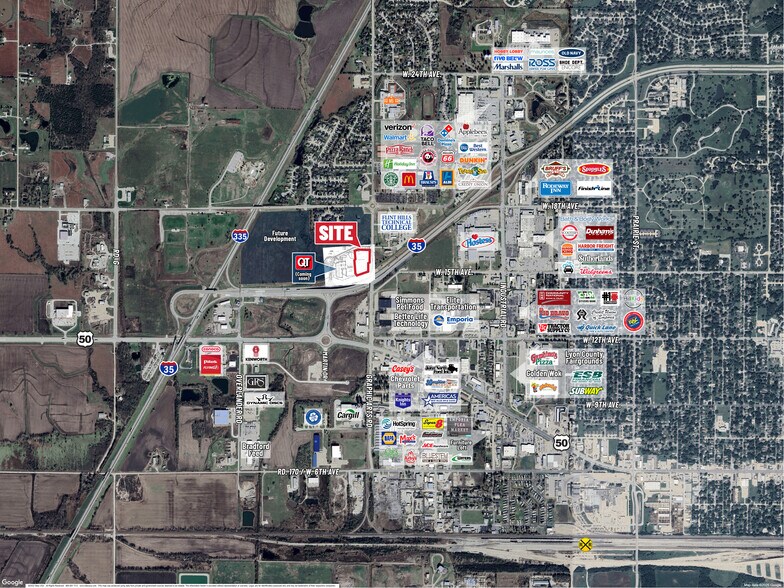 00000 Graphic Arts Rd, Emporia, KS à vendre - Aérien – Image 2 sur 3
