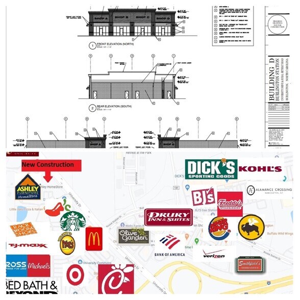 1433 University Dr, Burlington, NC à louer - Photo de l’immeuble – Image 2 sur 10