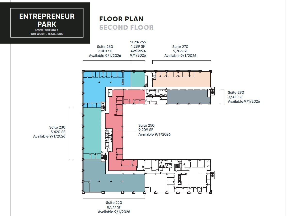 405 W Loop 820 S, Fort Worth, TX à louer Plan d’étage– Image 1 sur 1