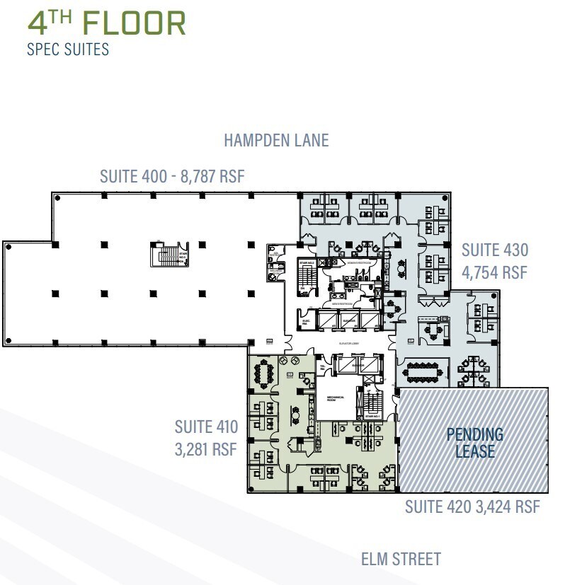 4800 Hampden Ln, Bethesda, MD à louer Plan d’étage– Image 1 sur 1