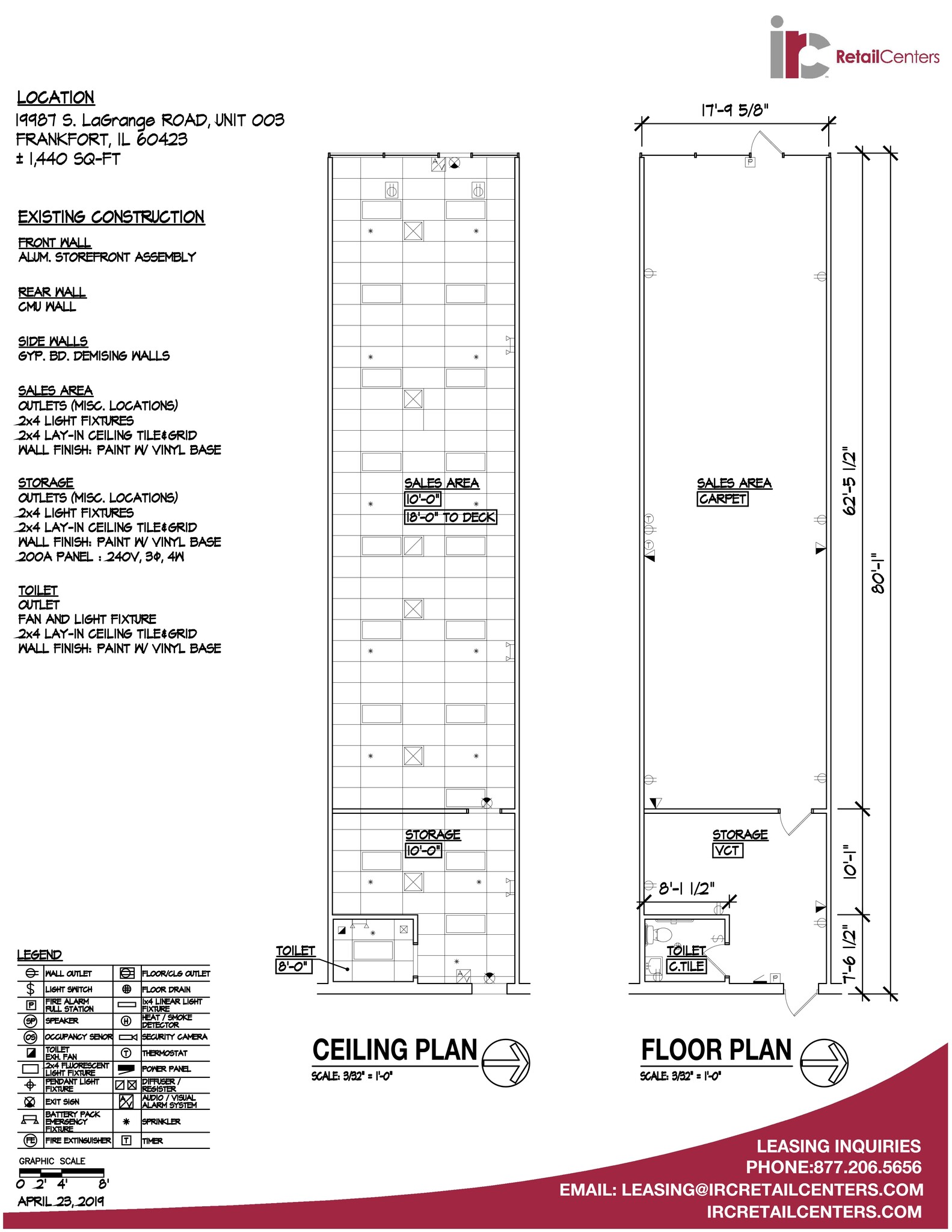 19917-19991 S LaGrange Rd, Frankfort, IL à louer Plan de site– Image 1 sur 5