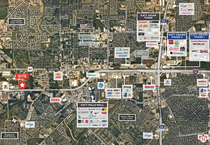 Katy Fwy, Katy, TX à louer - Aérien – Image 2 sur 2