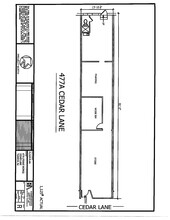 473-509 Cedar Ln, Teaneck, NJ à louer Plan de site– Image 1 sur 2