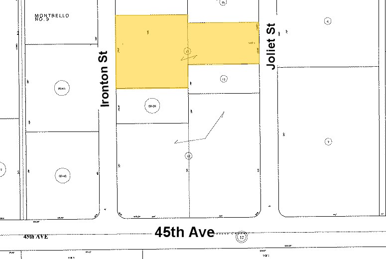 4600 Ironton St, Denver, CO à vendre - Plan cadastral – Image 2 sur 7