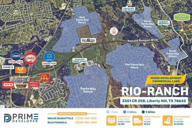 Plus de détails pour 3148 Co 258, Liberty Hill, TX - Terrain à vendre