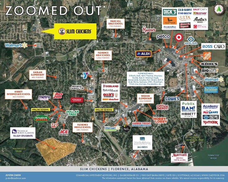 3201 Cloverdale Rd, Florence, AL à vendre - Photo de l’immeuble – Image 3 sur 6