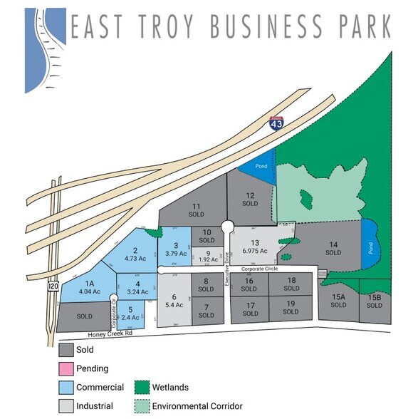 Corporate Cir, East Troy, WI à vendre - Plan de site – Image 3 sur 3