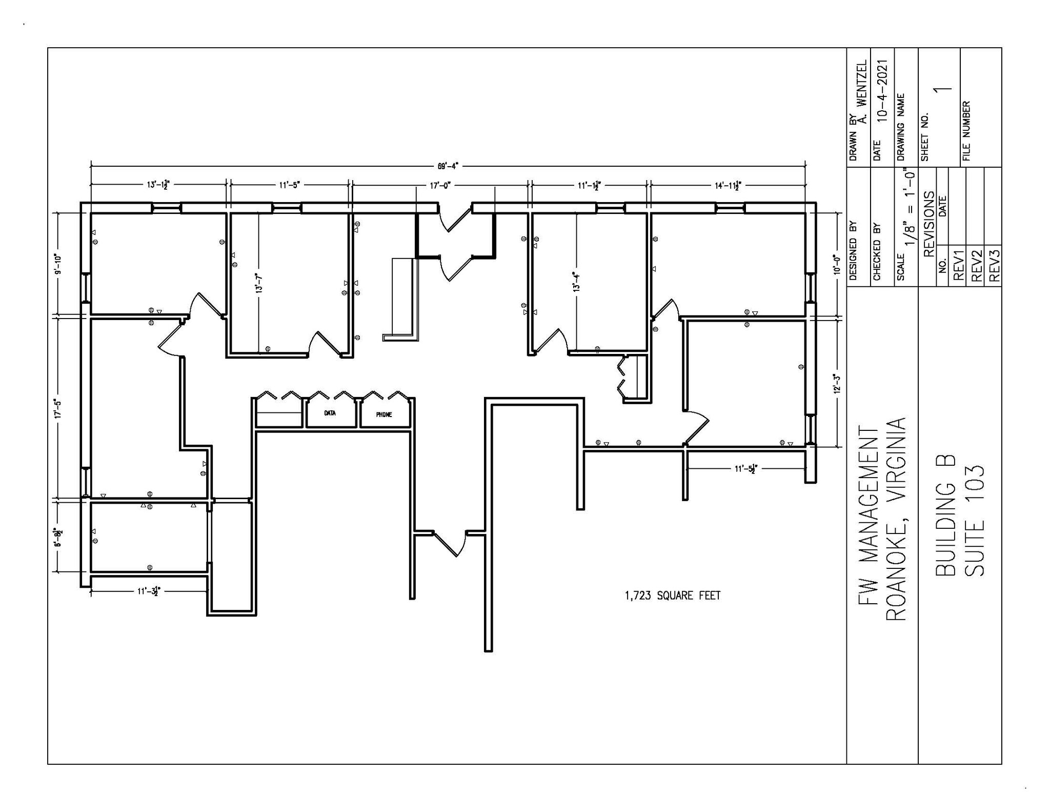 3130 Chaparral Dr, Roanoke, VA à louer Plan d’étage– Image 1 sur 1