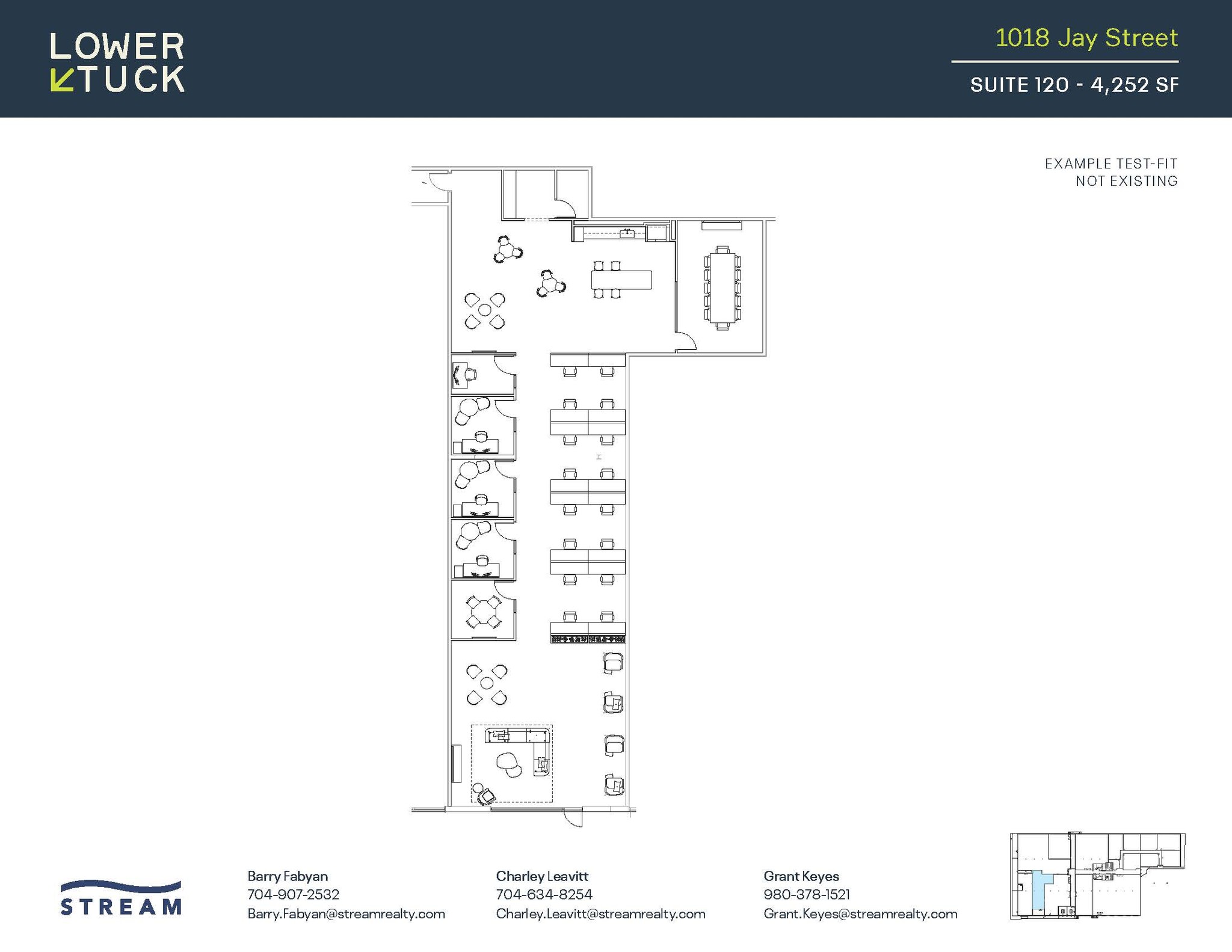 1018 Jay St, Charlotte, NC à louer Plan d’étage– Image 1 sur 2