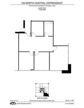 100 N Central Expy, Richardson, TX à louer Plan d’étage– Image 1 sur 1