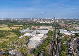 Green Park Way, Greenford, LND - Vue aérienne vue de carte