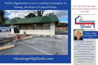 Plus de détails pour 2812 Kenilworth Blvd, Sebring, FL - Bureau à vendre