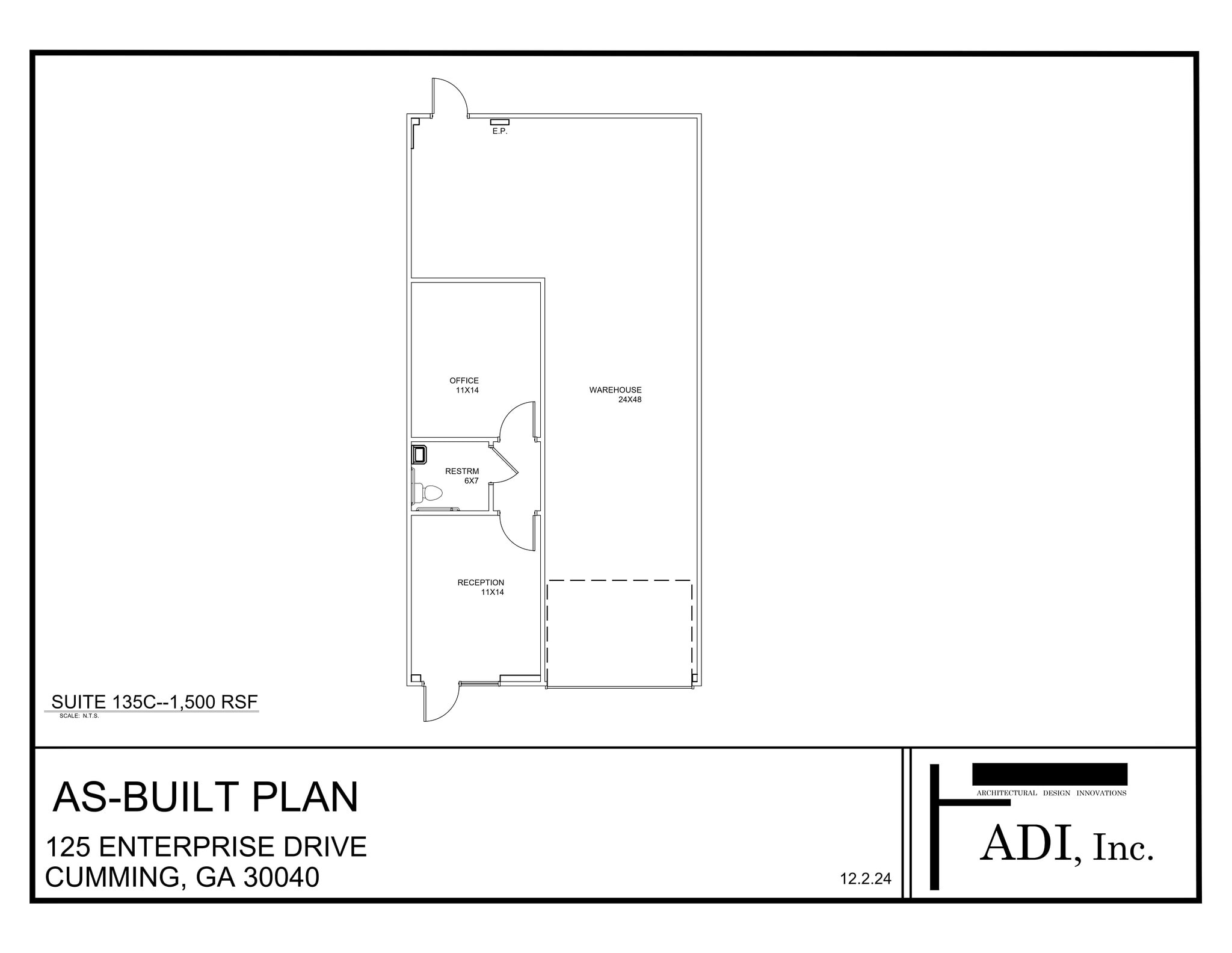 105 Enterprise Dr, Cumming, GA à louer Plan de site– Image 1 sur 1