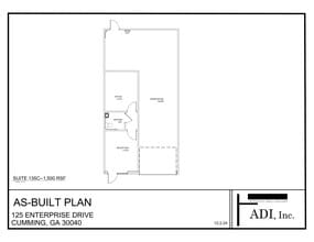 105 Enterprise Dr, Cumming, GA à louer Plan de site– Image 1 sur 1