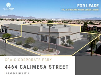 Plus de détails pour 4464 Calimesa St, Las Vegas, NV - Industriel/Logistique à louer