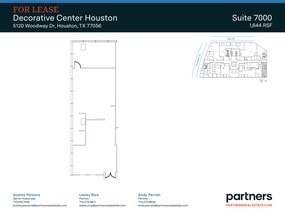 5120 Woodway Dr, Houston, TX à louer Plan de site– Image 1 sur 1